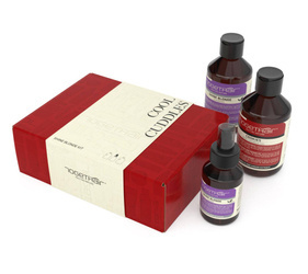 TogetHair Box Shine Blonde Kit zestaw do włosów blond siwych i rozjaśnianych szampon 250ml eliksir 90ml żel pod prysznic 250ml